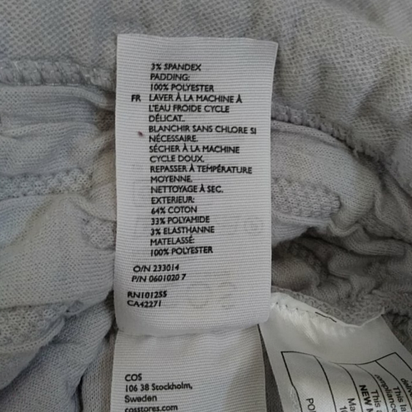 COS jacquard mock neck sweatshirt - Picture 8 of 9